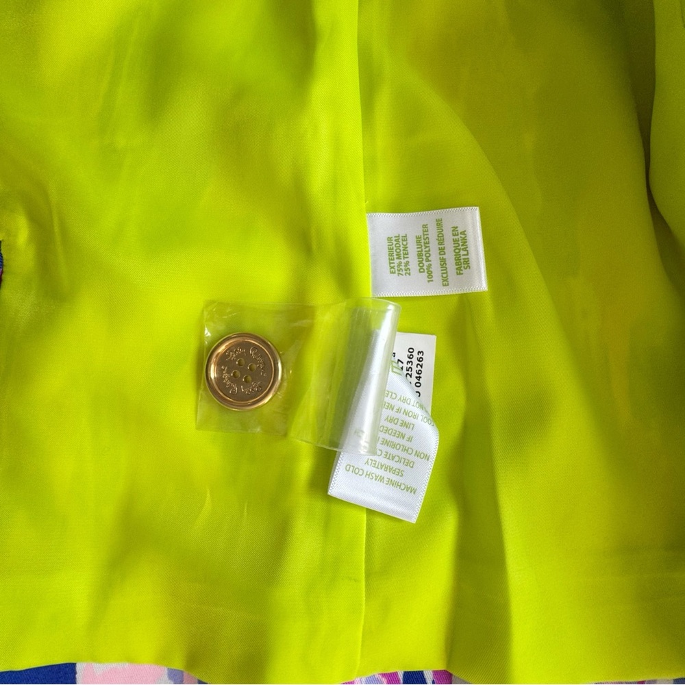 Lilly Pulitzer Saffron Blazer in Amethyst One Too Many Ikat | 8 - Picture 8 of 10